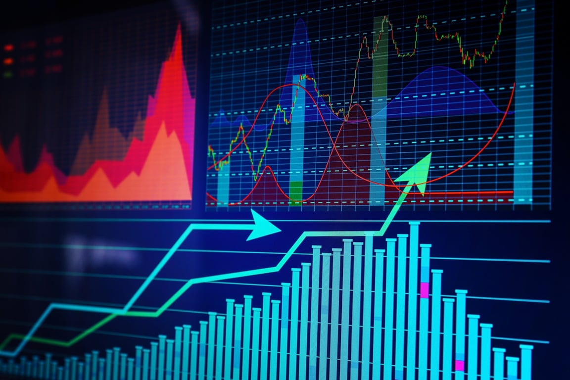 Monitor with Stock Data