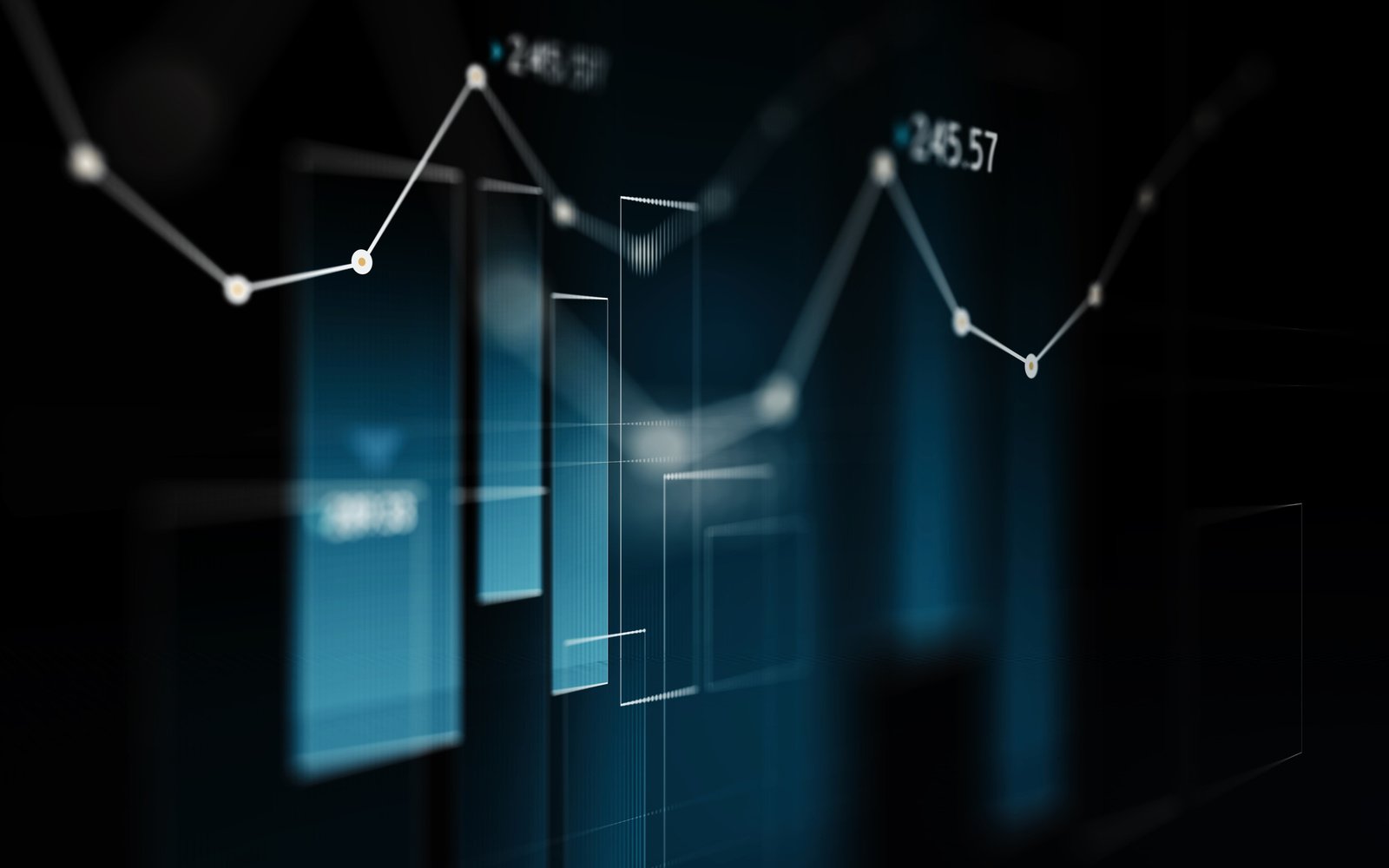 Financial and Technical Data Analysis Graph Showing Search Findings